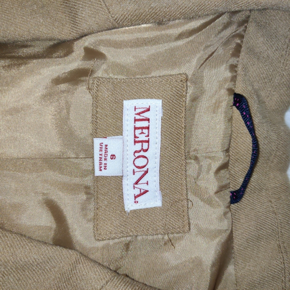 NWOT Merona Blazer with Striped Print Lining - Picture 5 of 5